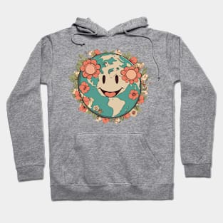 Mother Earth Surrounded By Flowers Hoodie